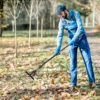 Garden Leaf Rake 64 Inch Adjustable Folding Leaves Rake Tools Metal Rake with Expandable Head from 7-22 Inch Expanding 15 Tines Shrub Rake to Collect Leaf & Poop among Lawn and Yards 1 Pack - Image 6