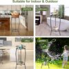 Plant Stand Indoor Tall, 2 Tier Outdoor Metal Potted Plant Stand Plant Shelf Flower Pot Stand for Multiple Planter,Rustproof Corner Plant Rack(20.3'') - Image 6