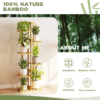 Tall Plant Stand Indoor, 6 Tier Bamboo Plant Shelf for Multiple Plants, Tiered Corner Flower Stand for Window Garden Balcony Home Decor Living Room Bedroom - Image 5