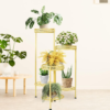 Plant Stand Indoor Outdoor 6 Tier 35.5'' Tall Metal Plant Rack Organizer 6 Flower Pot Holder Shelves Planter Display Storage Bathroom Office Living Room Balcony Corner(Gold) - Image 2