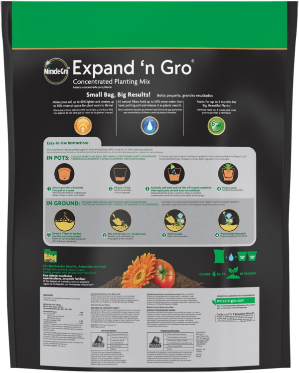 Expand 'N Gro Concentrated Planting Mix 0.33 CF - Image 2