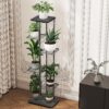 Plant Stand Shelf Indoor Outdoor Waterproof, 6-Tier 7 Potted Heavy Duty Metal Tall Flower Holder for Multiple Corner Display - Image 5