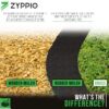 Black Rubber Mulch Border for Landscaping, 8' L X 2' W Roll, Natural-Looking Permanent Garden Barrier for Plants, Vegetables, and Flowers, Recycled and Sustainable, 16 Plastic Anchors Included - Image 3