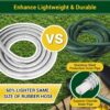 Garden Hose - Water Hose 50 FT with Swivel Handle & 8 Function Nozzle, Flexible, Heavy Duty, No Kink, Lightweight Metal Hose for Outdoor, Yard, 304 Stainless Steel - Image 3