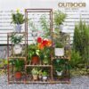 Plant Stand Indoor Outdoor Tall Shelf for Multiple Plants 8 Tiers 12 Pot Large Rack Pine Wood Corner Plant/Flower Holder for Room Corner Balcony - Image 4