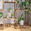 Plant Stand Indoor, Outdoor Wood Plant Stands for Multiple Plants, Plant Shelf Ladder Table Plant Pot Stand for Living Room, Patio, Balcony, Plant Gardening Gift - Image 7