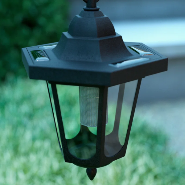 Black Low Voltage Solar Powered Integrated LED Metal Pathway Light Pack - Image 5