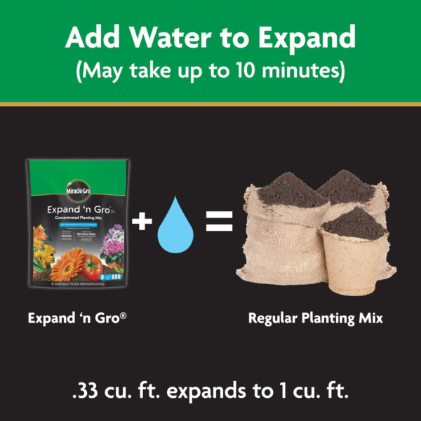 Expand 'N Gro Concentrated Planting Mix 0.33 CF - Image 4
