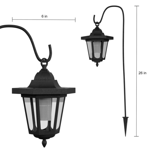 Black Low Voltage Solar Powered Integrated LED Metal Pathway Light Pack - Image 6