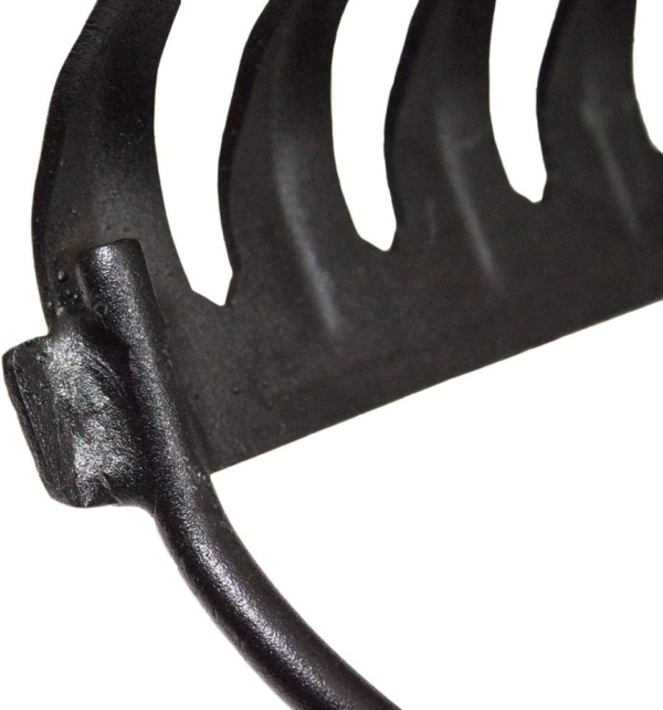 92309 12-Gauge 16-Inch Bow Rake with Fiberglass Handle and 16 Steel Tines, 58-Inch - Image 4