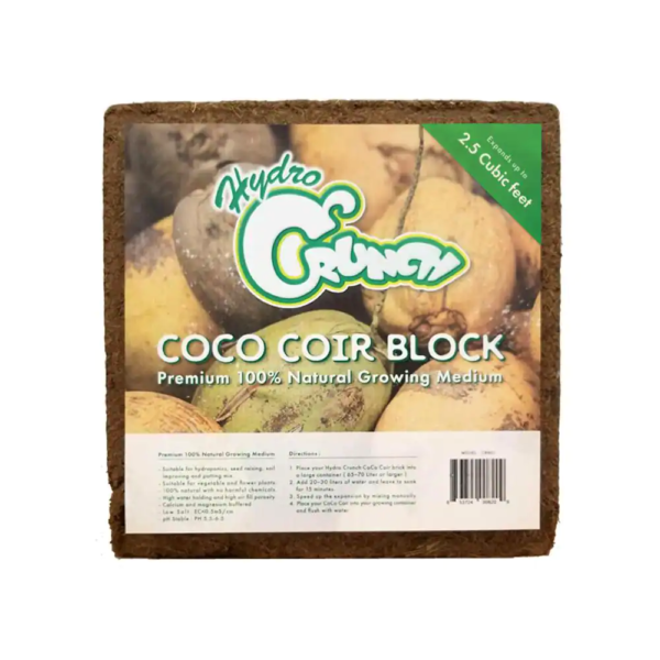 2.5 Cu. Ft. Coco Coir Block of Soilless Growing Media - Image 2