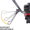 Cultivator 2Cycle 52Cc Gas Powered Tiller W/Adjustable 4 Steel Tines Small Rototiller - Image 4