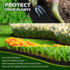 140" X 5.5" Rubber Mulch Border for Landscaping-Black Permanent Garden Mulch Barrier - Recycled Rubber Mulch Mat Roll for Plants, Vegetables, and Flowers - Image 7