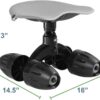 Garden Rocker Rolling Seat with Height Adjustable Work Seat Stool and Patented Rocking Wheels | Made in USA | Model GB1300 - Image 9