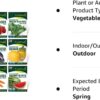Purely Organic Products Vegetable Garden Starter Kit (Over 3500 Open Pollinated, Organic, Non-Gmo, Heirloom Seeds) Cucumber, Watermelon, Onion, Eggplant, Snap Pea, Sweet Pepper, Carrot & Spring Onion - Image 3