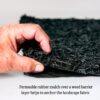 Recycled Rubber Walkway | Natural Looking Permanent Mulch Pathway Solution and Plants Vegetables & Flower Garden Barrier | Garden Edging Border Mat - 8' X 2' - Image 6