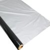(R) 1 Mil LLDPE Silver Black Metallic Plastic Mulch Plastic Film for Fruits, Vegetables, Crops, Greenhouse, Garden (4FTX600FT) - Image 2