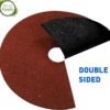 Tree Mulch Double Sided Natural Look Two Colors in One – Single Ring-Recycled Heavy Duty, 24" Brown - Image 3