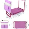 Foldable Garden Kneeler and Seat，Portable Garden Kneeler Stool - Heavy Duty Garden Bench, Durable Garden Stool, Comfortable EVA Foam Cushion - Ideal for Women'S Gardening， Camping... - Image 3