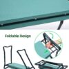 Garden Kneeler and Seat, Heavy Duty Garden Stool with EVA Foam Kneeling Pad, Foldable Gardening Bench with 2 Tool Pouches, 2-In-1 Portable Gardening Supplies, Idea Gifts for Women Men Seniors - Image 7