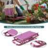 Foldable Garden Kneeler and Seat，Portable Garden Kneeler Stool - Heavy Duty Garden Bench, Durable Garden Stool, Comfortable EVA Foam Cushion - Ideal for Women'S Gardening， Camping... - Image 5