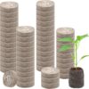 50 Pcs 30Mm Seed Starter Peat Pellets Pods for Seedlings- Compressed Seed Starting Pellets Seed Starter Pods Plugs Soil Peat Pods for Starting Seeds, Garden Planting Herb Flower Vegetables - Image 7