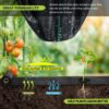 Garden Weed Barrier Landscape Fabric Heavy Duty, Woven Ground Cover Weed Barrier, Black Mulch for Landscaping Fabric, Weed Control Fabric Mat for Garden Beds, Landscaping, Driveway 1.3X100Ft - Image 3