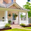 Garden Wooden Short Fence Burnt Wood Finish Outdoor Landscape Edging Flexible Decorative Border - Tree Fence - Spring Garden & Yard Maintenance - 7.9'' H X 42'' L - K619A05 - Image 4
