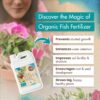 Organic Fish Fertilizer, Indoor Plant Fertilizer & Concentrated Outdoor Organic Fertilizer for New Growth, Fish Emulsion Liquid Plant Food for Trees, Flowers, Fruits, Vegetables & Herb Plants, 1 Gal. - Image 2