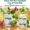 15,000 Non GMO Heirloom Vegetable Seeds for Planting Vegetables and Fruits (32 Variety Pack) - Gardening Seed Starter Kit, Survival Gear Food, Gardening Gifts, Prepper Supplies - Image 9
