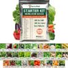 15,000 Non GMO Heirloom Vegetable Seeds for Planting Vegetables and Fruits (32 Variety Pack) - Gardening Seed Starter Kit, Survival Gear Food, Gardening Gifts, Prepper Supplies