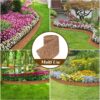 Natural Mulch for Landscaping 120" X 6.3", Coconut Fiber Mulch Mat Roll with 16 U-Shaped Steel Stakes, Garden Edging Border Mat Natural Looking Permanent Mulch Barrier for Plants Vegetables & Flowers - Image 7