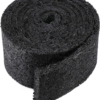 140" X 5.5" Rubber Mulch Border for Landscaping-Black Permanent Garden Mulch Barrier - Recycled Rubber Mulch Mat Roll for Plants, Vegetables, and Flowers